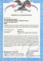 Certificates Of Bio Herb Egypt For Export