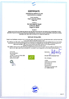 Certificates Of Bio Herb Egypt For Export
