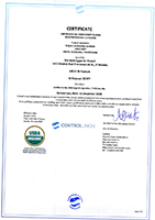 Certificates Of Bio Herb Egypt For Export