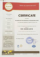 Certificates Of Bio Herb Egypt For Export