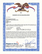 Certificates Of Bio Herb Egypt For Export